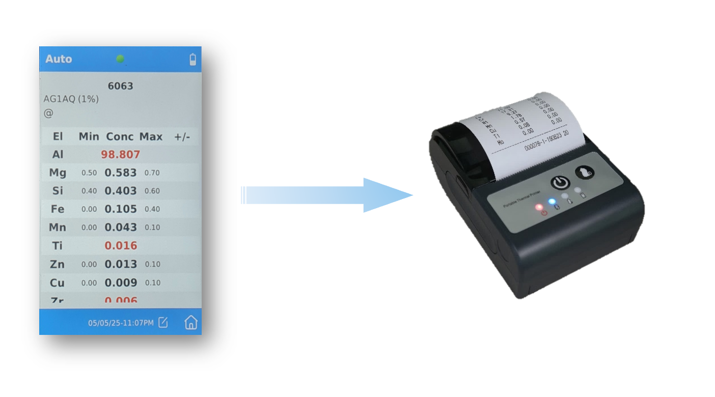 AlloyChecker Printer 