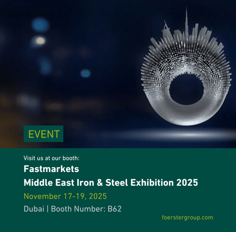 Event-banner - foerstergroup.com - Middle East Iron & STeel Exhibition 2025