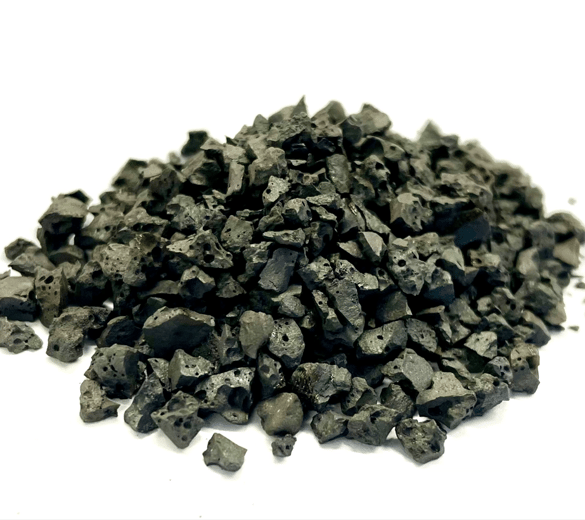 EAF slag - crushed down to 1-3 mm - Ready to be analyzed by QLX9 in 20 seconds