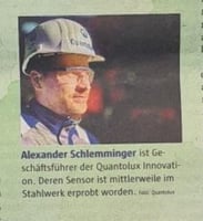 Picture from the print version of the QuantoLux rapid slag analysis article