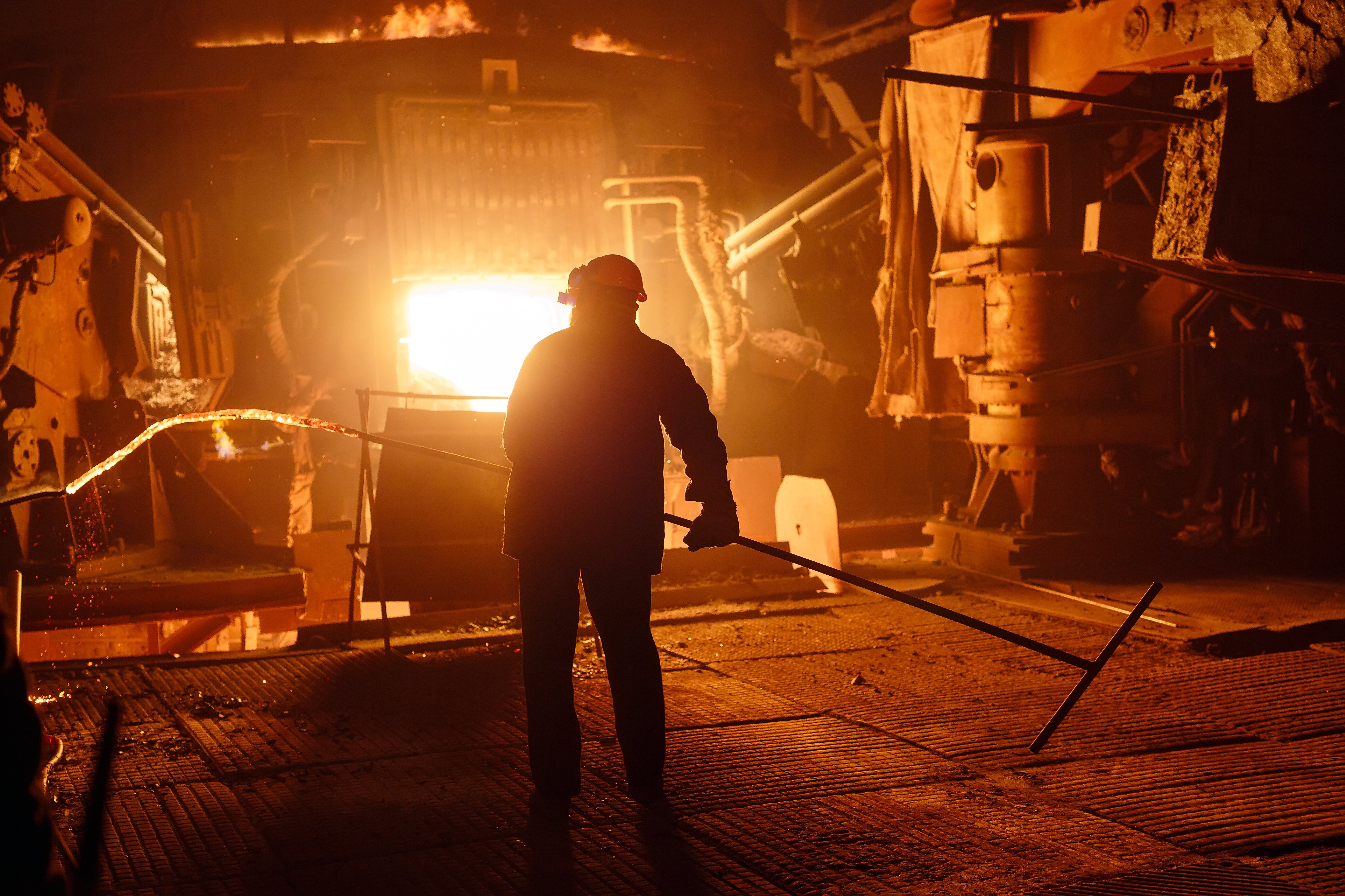 Steel mill furnace